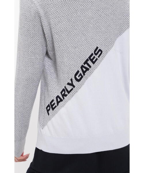 PEARLY GATES(パーリーゲイツ)の「【PEARLY GATES】カシミヤタッチコットンタートルネックニットプルオーバー <コラーゲン加工>(ニット/セーター・レディース・グレー/ホワイト/ネイビー/オレンジ・MEDIUM/LARGE/SMALL)」の13枚目の写真