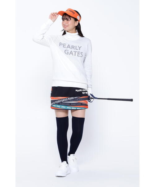 PEARLY GATES(パーリーゲイツ)の「【PEARLY GATES】カシミヤタッチコットンタートルネックニットプルオーバー <コラーゲン加工>(ニット/セーター・レディース・グレー/ホワイト/ネイビー/オレンジ・MEDIUM/LARGE/SMALL)」の19枚目の写真