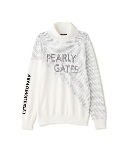 PEARLY GATES(パーリーゲイツ)の「【PEARLY GATES】カシミヤタッチコットンタートルネックニットプルオーバー <コラーゲン加工>(ニット/セーター・レディース・グレー/ホワイト/ネイビー/オレンジ・MEDIUM/LARGE/SMALL)」の21枚目の写真