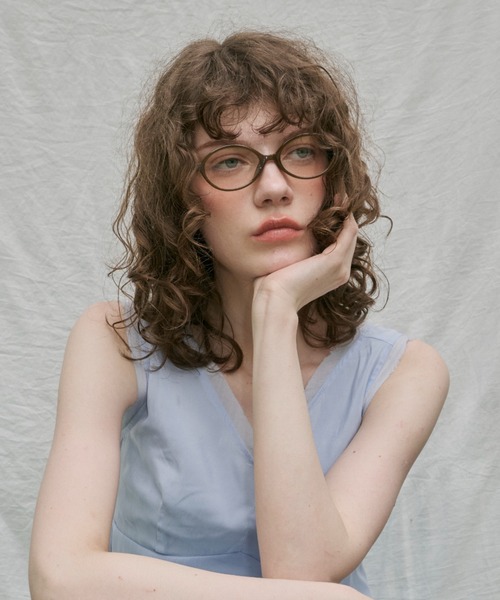 GIUNON（ジウノン）の「petite round glasses / ペティートラウンドメガネ（メガネ・レディース・ブラック/ブラウン/ブラウン系その他・FREE）」の20枚目の写真