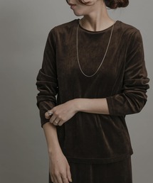 URBAN RESEARCH Sonny Label | 『UR TECH』ベロアロングスリーブTシャツ(Tシャツ/カットソー)