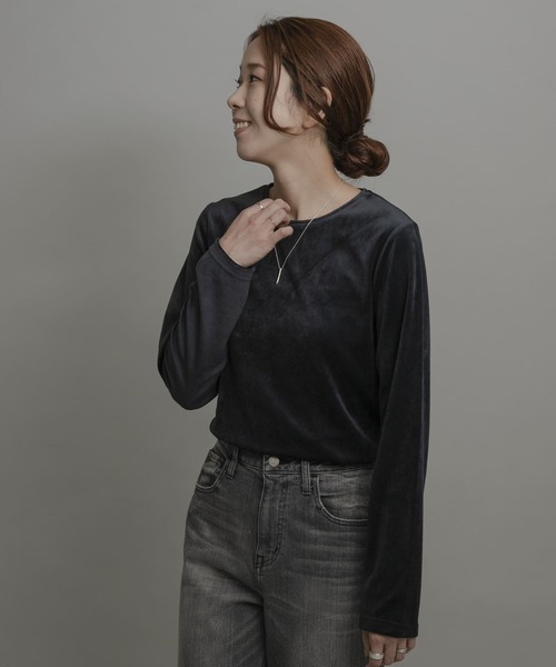 アーバンリサーチ　シアーベロアロングスリープカットソー 楽天市場】【SALE／50%OFF】『MADE IN JAPAN』シアーベロア