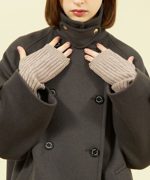 MACKINTOSH PHILOSOPHY(マッキントッシュ フィロソフィー)の「フィンガーレスニットロンググローブ(手袋・レディース・チャコールグレー/イエロー/ベージュ/ブルー系その他4・FREE)」の11枚目の写真