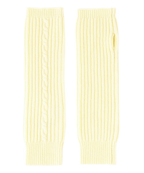 MACKINTOSH PHILOSOPHY(マッキントッシュ フィロソフィー)の「フィンガーレスニットロンググローブ(手袋・レディース・チャコールグレー/イエロー/ベージュ/ブルー系その他4・FREE)」の8枚目の写真