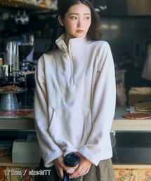 高身長 フリースハーフジッププルオーバー(トールサイズ)Essenave