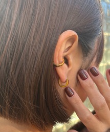 Diliraba（ディリラバ）の「【Diliraba】ステンレスフープイヤリング B（イヤリング）」