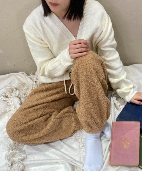 ボリュームフリースボアパンツ（その他パンツ）｜Vipoa（ヴィポア）の