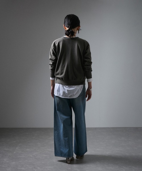 MIXTA（ミクスタ）の「【MIXTA(ミクスタ)】TABBY CREW NECK SWEAT/タビークルーネックスウェット（スウェット・レディース・ホワイト系その他5/ブラック系その他3・S）」の15枚目の写真