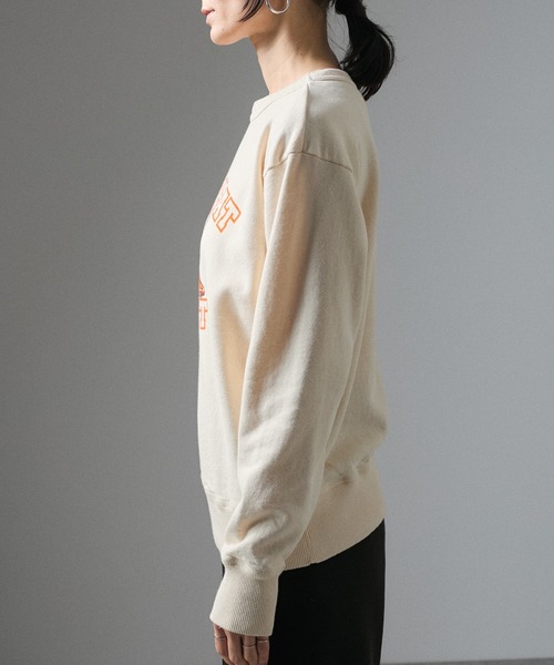 MIXTA（ミクスタ）の「【MIXTA(ミクスタ)】TABBY CREW NECK SWEAT/タビークルーネックスウェット（スウェット・レディース・ホワイト系その他5/ブラック系その他3・S）」の4枚目の写真