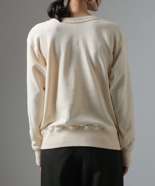 MIXTA（ミクスタ）の「【MIXTA(ミクスタ)】TABBY CREW NECK SWEAT/タビークルーネックスウェット（スウェット・レディース・ホワイト系その他5/ブラック系その他3・S）」の5枚目の写真