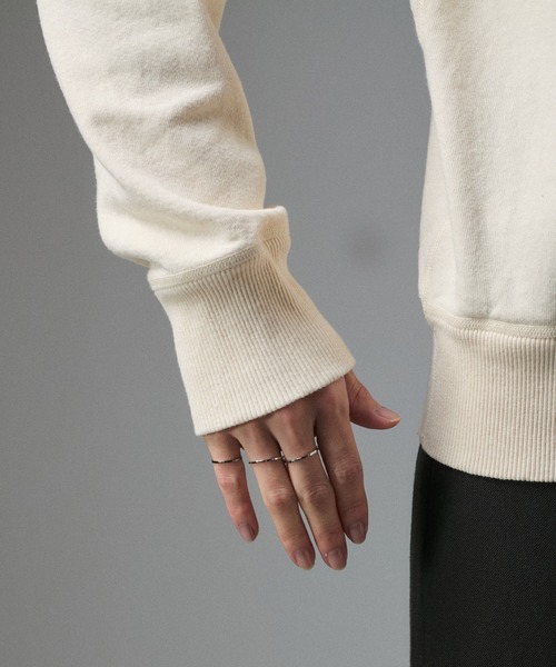 MIXTA（ミクスタ）の「【MIXTA(ミクスタ)】TABBY CREW NECK SWEAT/タビークルーネックスウェット（スウェット・レディース・ホワイト系その他5/ブラック系その他3・S）」の8枚目の写真