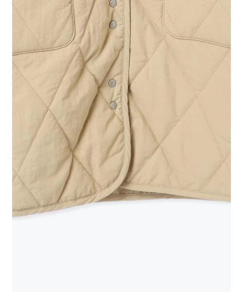 Samansa Mos2（サマンサ モスモス）の「キルトミドル丈コート（その他アウター・レディース・ブラック/ベージュ/カーキ/モカ・F）」の8枚目の写真