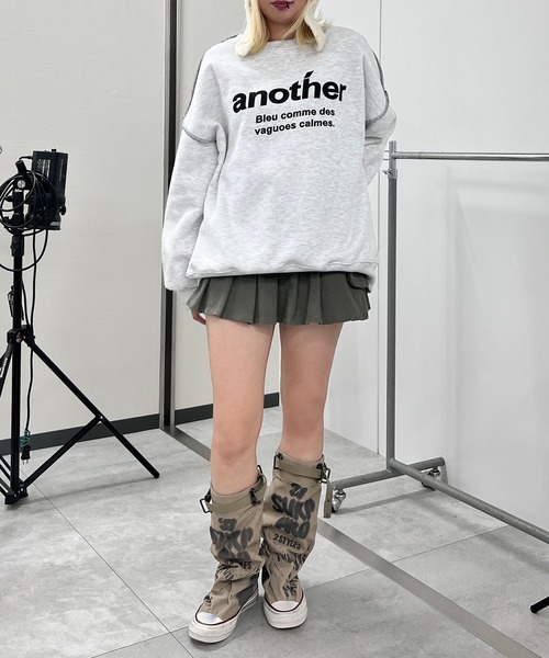 Figments(フィグメンツ)の「anotherスウェット(スウェット・レディース・杢グレー/チャコールグレー・FREE)」の6枚目の写真