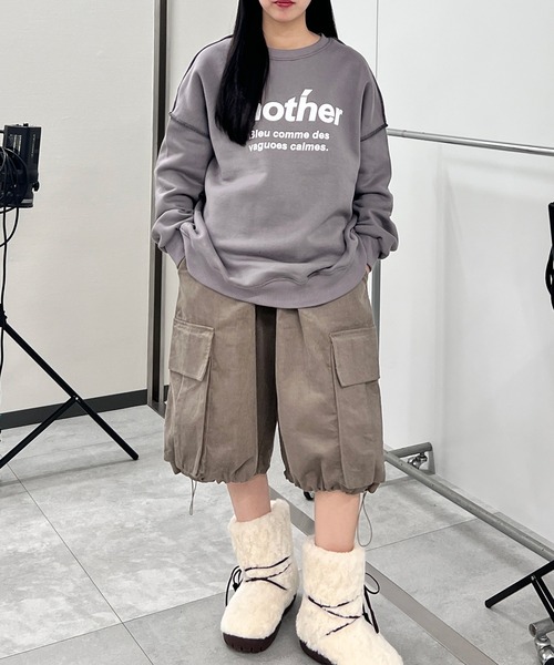 Figments(フィグメンツ)の「anotherスウェット(スウェット・レディース・杢グレー/チャコールグレー・FREE)」の7枚目の写真