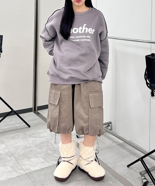 Figments(フィグメンツ)の「anotherスウェット(スウェット・レディース・杢グレー/チャコールグレー・FREE)」の14枚目の写真