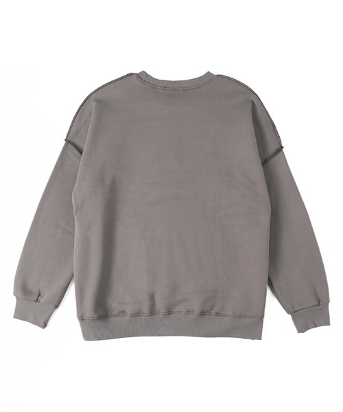 Figments(フィグメンツ)の「anotherスウェット(スウェット・レディース・杢グレー/チャコールグレー・FREE)」の8枚目の写真