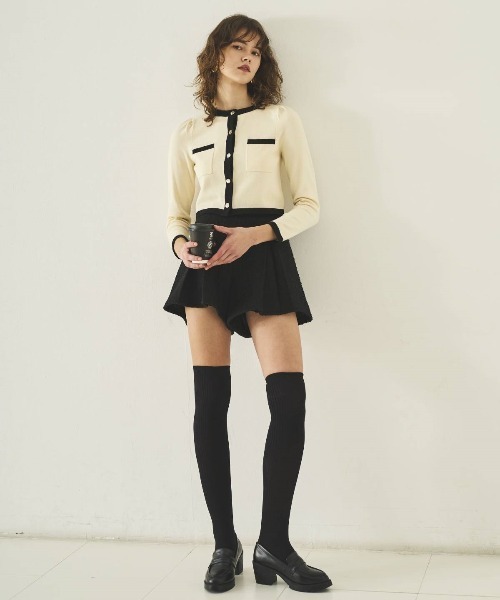 AND COUTURE（アンドクチュール）の「ツイードショートパンツ（その他パンツ・レディース・ブラック/ブラック系その他・SMALL/MEDIUM）」の3枚目の写真