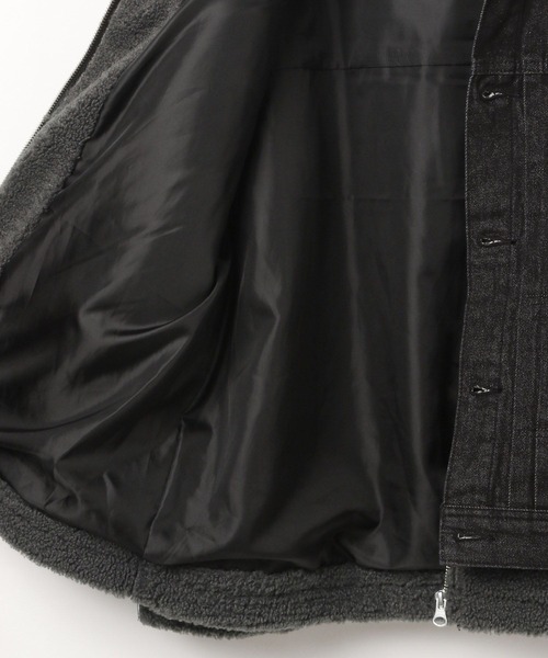 LEPSIM（レプシィム）の「ボアコンビデニムジャケット 147376（デニム