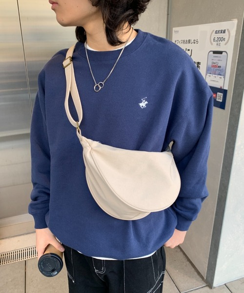 セール】【新色追加】【男女兼用】ハーフムーン ワンショルダーバッグ