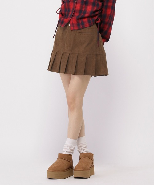 3.3 Field Trip （3.3フィールドトリップ）の「3.3 Field Trip／コーデュロイスカート（スカート・レディース・ブラウン/チャコール・FREE）」の13枚目の写真