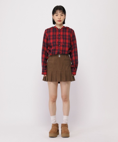 3.3 Field Trip （3.3フィールドトリップ）の「3.3 Field Trip／コーデュロイスカート（スカート・レディース・ブラウン/チャコール・FREE）」の15枚目の写真