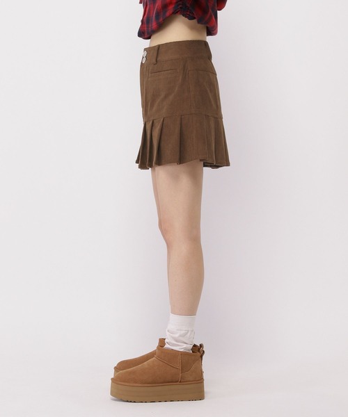 3.3 Field Trip （3.3フィールドトリップ）の「3.3 Field Trip／コーデュロイスカート（スカート・レディース・ブラウン/チャコール・FREE）」の17枚目の写真