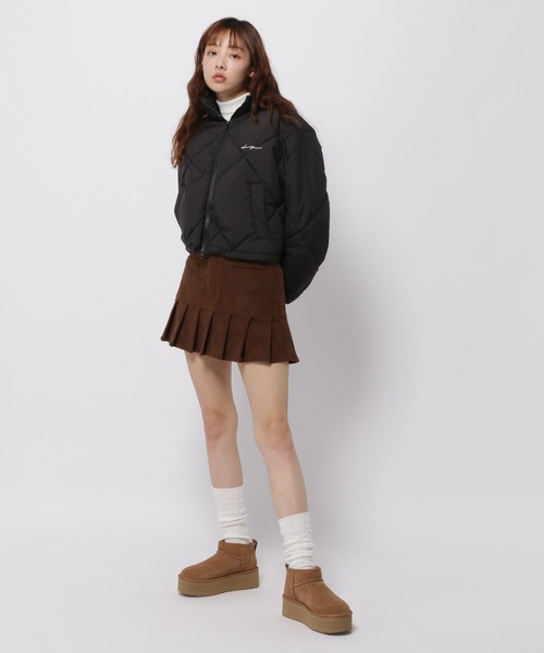 3.3 Field Trip （3.3フィールドトリップ）の「3.3 Field Trip／コーデュロイスカート（スカート・レディース・ブラウン/チャコール・FREE）」の3枚目の写真