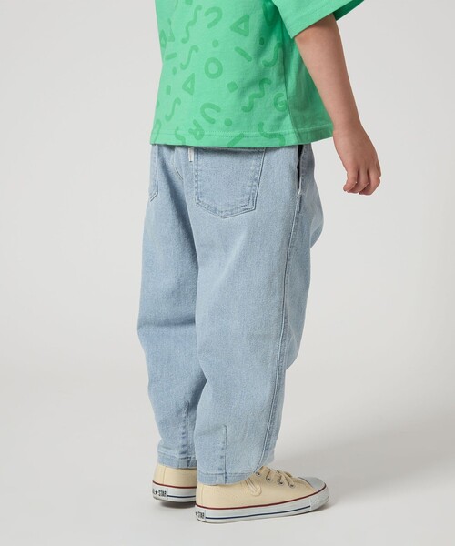 ストレッチ デニム カーブパンツ / キッズ 100cm-160cm - ストレッチ