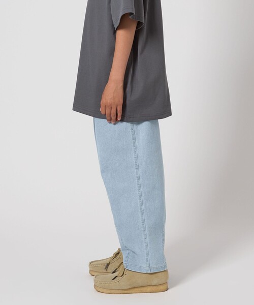 green label relaxing（グリーンレーベルリラクシング）の「ストレッチ デニム カーブパンツ / キッズ  100cm-160cm - ストレッチ -（デニムパンツ・キッズ・ライトブルー/ブラック/コバルトブルー・140cm/120cm/150cm/160cm/100cm/110cm/130cm）」の17枚目の写真