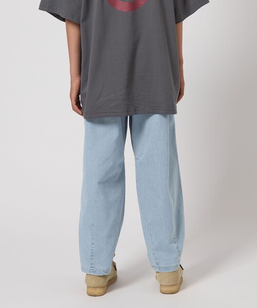 green label relaxing（グリーンレーベルリラクシング）の「ストレッチ デニム カーブパンツ / キッズ  100cm-160cm - ストレッチ -（デニムパンツ・キッズ・ライトブルー/ブラック/コバルトブルー・140cm/120cm/150cm/160cm/100cm/110cm/130cm）」の18枚目の写真