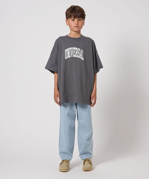 green label relaxing（グリーンレーベルリラクシング）の「ストレッチ デニム カーブパンツ / キッズ  100cm-160cm - ストレッチ -（デニムパンツ・キッズ・ライトブルー/ブラック/コバルトブルー・140cm/120cm/150cm/160cm/100cm/110cm/130cm）」の19枚目の写真