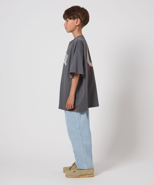 green label relaxing（グリーンレーベルリラクシング）の「ストレッチ デニム カーブパンツ / キッズ  100cm-160cm - ストレッチ -（デニムパンツ・キッズ・ライトブルー/ブラック/コバルトブルー・140cm/120cm/150cm/160cm/100cm/110cm/130cm）」の20枚目の写真