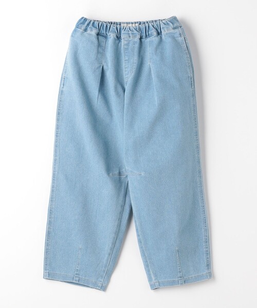 green label relaxing(グリーンレーベルリラクシング)の「ストレッチ デニム カーブパンツ / キッズ 100cm-160cm - ストレッチ -(デニムパンツ・キッズ・ライトブルー/ブラック/コバルトブルー・140cm/120cm/150cm/160cm/100cm/110cm/130cm)」の17枚目の写真