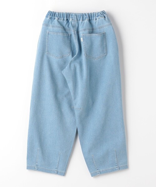 green label relaxing(グリーンレーベルリラクシング)の「ストレッチ デニム カーブパンツ / キッズ 100cm-160cm - ストレッチ -(デニムパンツ・キッズ・ライトブルー/ブラック/コバルトブルー・140cm/120cm/150cm/160cm/100cm/110cm/130cm)」の18枚目の写真
