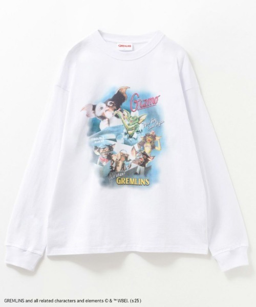 Mac-House（マックハウス）の「【GREMLINS/グレムリン】 長袖Tシャツ（Tシャツ/カットソー・メンズ・ホワイト系/グレー系/グレー系1/ホワイト系1・L/M）」の8枚目の写真