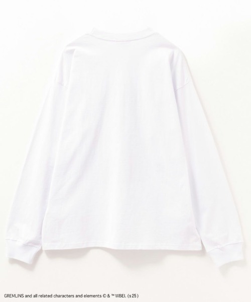 Mac-House（マックハウス）の「【GREMLINS/グレムリン】 長袖Tシャツ（Tシャツ/カットソー・メンズ・ホワイト系/グレー系/グレー系1/ホワイト系1・L/M）」の9枚目の写真