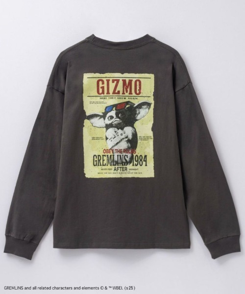 Mac-House（マックハウス）の「【GREMLINS/グレムリン】 長袖Tシャツ（Tシャツ/カットソー・メンズ・ホワイト系/グレー系/グレー系1/ホワイト系1・L/M）」の12枚目の写真