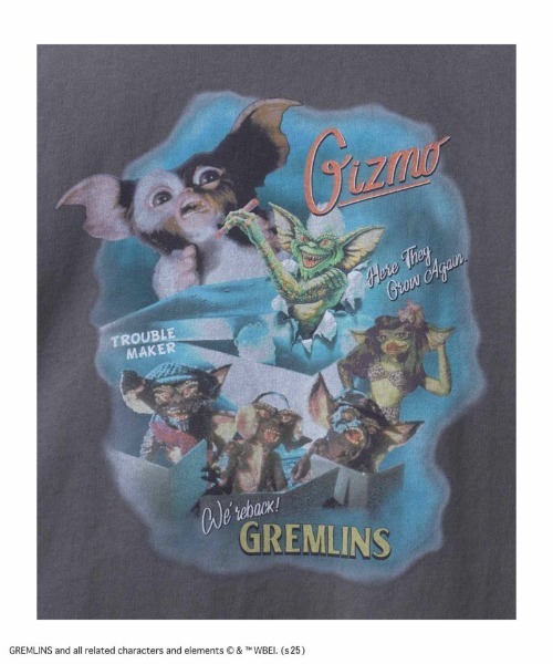 Mac-House（マックハウス）の「【GREMLINS/グレムリン】 長袖Tシャツ（Tシャツ/カットソー・メンズ・ホワイト系/グレー系/グレー系1/ホワイト系1・L/M）」の17枚目の写真