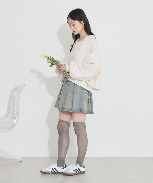 earth music&ecology（アースミュージックアンドエコロジー）の「リバーシブルMA-1（MA-1・レディース・ブラック/アイボリー/カーキ・FREE）」の11枚目の写真