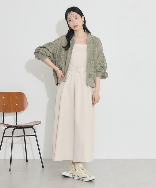 earth music&ecology（アースミュージックアンドエコロジー）の「リバーシブルMA-1（MA-1・レディース・ブラック/アイボリー/カーキ・FREE）」の17枚目の写真