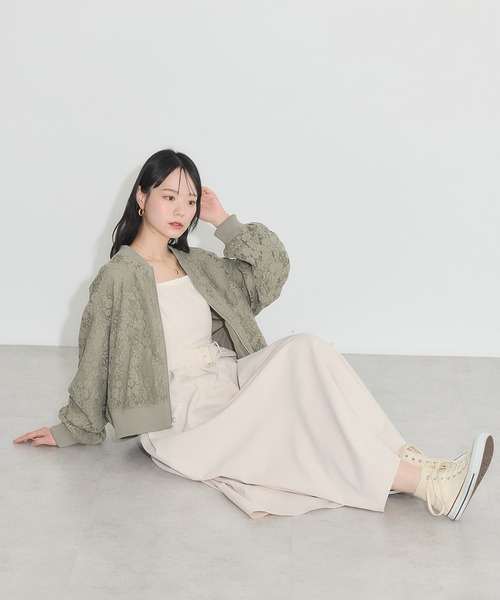 earth music&ecology（アースミュージックアンドエコロジー）の「リバーシブルMA-1（MA-1・レディース・ブラック/アイボリー/カーキ・FREE）」の20枚目の写真