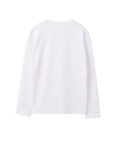 HIGH STREET（ハイストリート）の「HIGH STREET∴RIPAトライアングルモノグラム長袖Vネックカットソー（Tシャツ/カットソー・メンズ・ブラック/ホワイト・LL/L/M）」の5枚目の写真