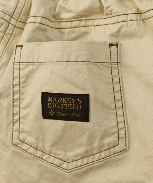 MARKEY'S（マーキーズ）の「ツイルフラワーカットバギーパンツ（チノパンツ・キッズ・チャコール/オフホワイト・100/150/140/130/120/110/90）」の6枚目の写真