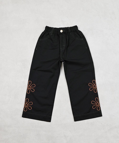 MARKEY'S（マーキーズ）の「ツイルフラワーカットバギーパンツ（チノパンツ・キッズ・チャコール/オフホワイト・100/150/140/130/120/110/90）」の14枚目の写真