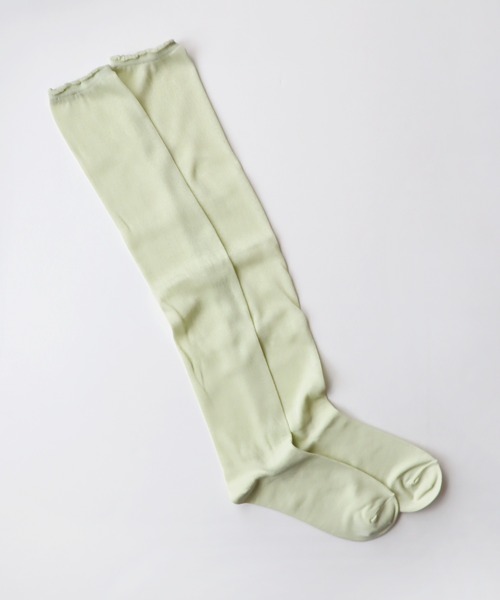 TAWARA(タワラ)の「くしゅのび エアーハイソックス1P(ソックス/靴下・レディース・ミント/コーラル/グレー/ライトグレー・S)」の17枚目の写真