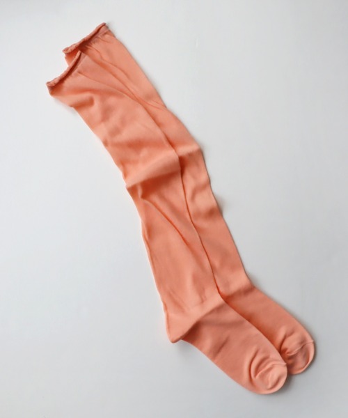 TAWARA(タワラ)の「くしゅのび エアーハイソックス1P(ソックス/靴下・レディース・ミント/コーラル/グレー/ライトグレー・S)」の5枚目の写真