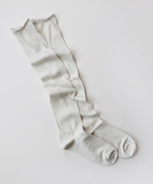 TAWARA(タワラ)の「くしゅのび エアーハイソックス1P(ソックス/靴下・レディース・ミント/コーラル/グレー/ライトグレー・S)」の15枚目の写真