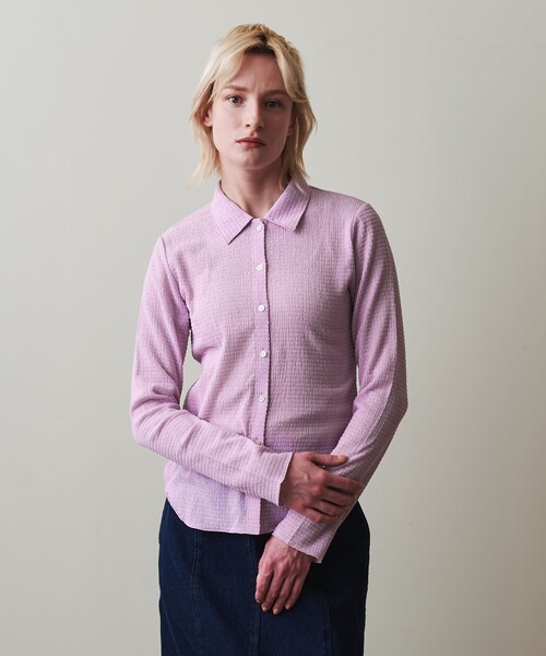 Steven Alan シャツ カーディガン セール】＜Steven Alan＞クレープ シャツ（カーディガン/ボレロ