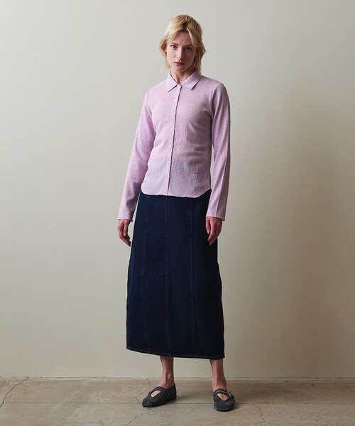 カーディガン 「Steven Alan」クレープ シャツ レディース セール】＜Steven Alan＞クレープ シャツ（カーディガン/ボレロ
