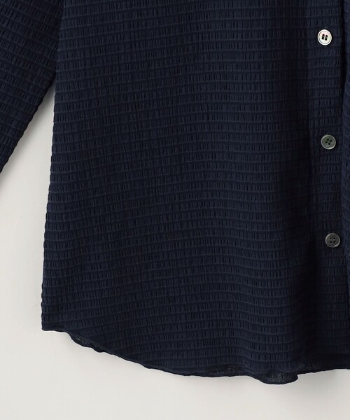 Steven Alan（スティーブンアラン）の「＜Steven Alan＞クレープ シャツ（カーディガン/ボレロ・レディース・ホワイト/ネイビー/ライトピンク・FREE）」の14枚目の写真